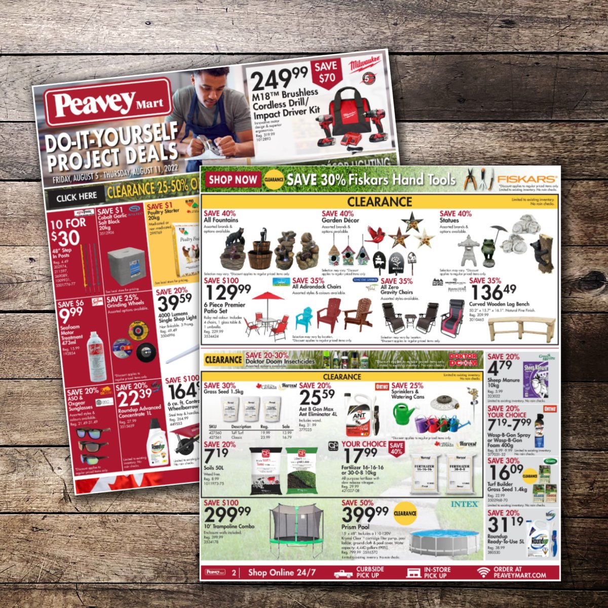 Peavey Mart on Twitter "The DIY Flyer is Here! Deals on BBQ's, pools