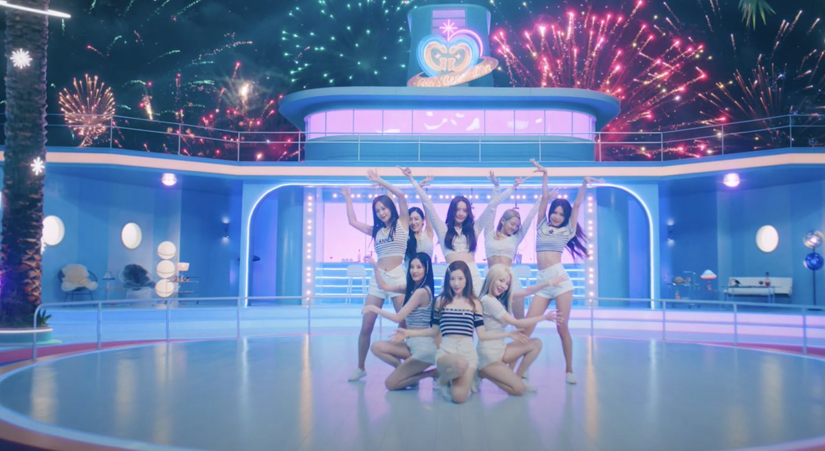 MTV's tweet image. How am I celebrating #15YearsWithSNSD? Blasting the new @GirlsGeneration album at max volume &amp;amp; obsessing over these #FOREVER1 music video visuals that have me smiling so so big, of course 💗