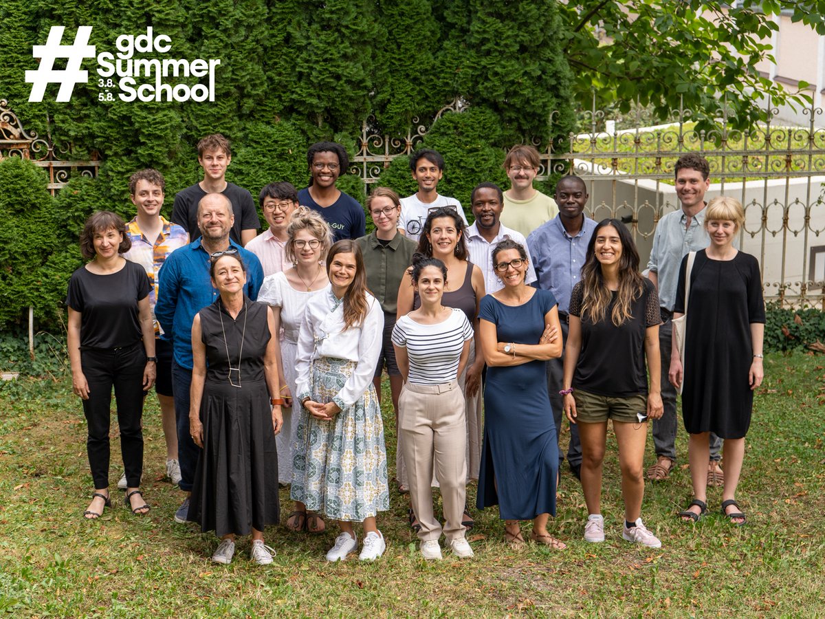 Our third and last day of #gdcsummerschool is drawing to a close, so we want to bid farewell to our wonderful participants and guests. We bow to your commitment to this event (even at over 30°C) and your valuable contributions!