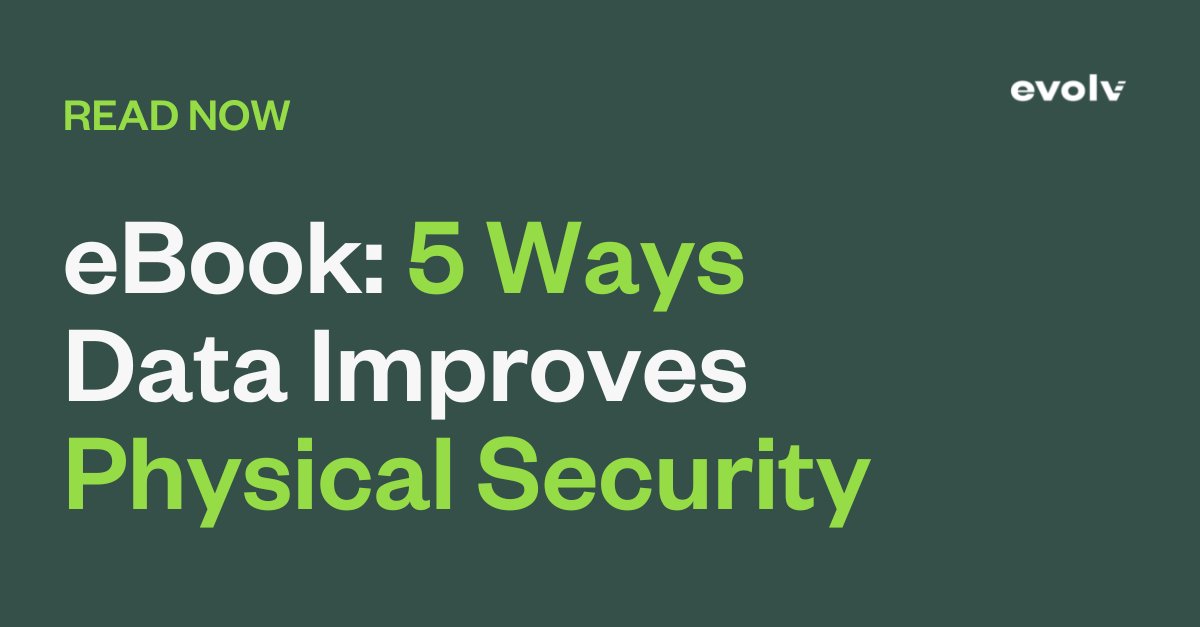 EvolvTechnology's tweet photo. Our world is driven by data, and the #security industry is no different. Check out our ebook to learn about five ways to utilize data to improve your #PhysicalSecurity: https://t.co/bCJoBBoimu

#SecurityScreening #EvolvTechnology https://t.co/4lwAT7liRY