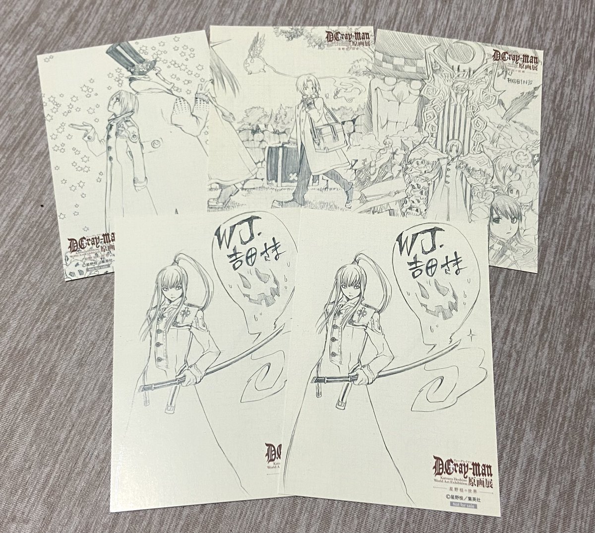 原画展の特典ポスカ達〜☺️

5回周回したけど神田さんは自引き出来ず恵んで頂いた😭🙏

コンプはできなかったけど神田さんは何枚あっても良いィィ!!! 