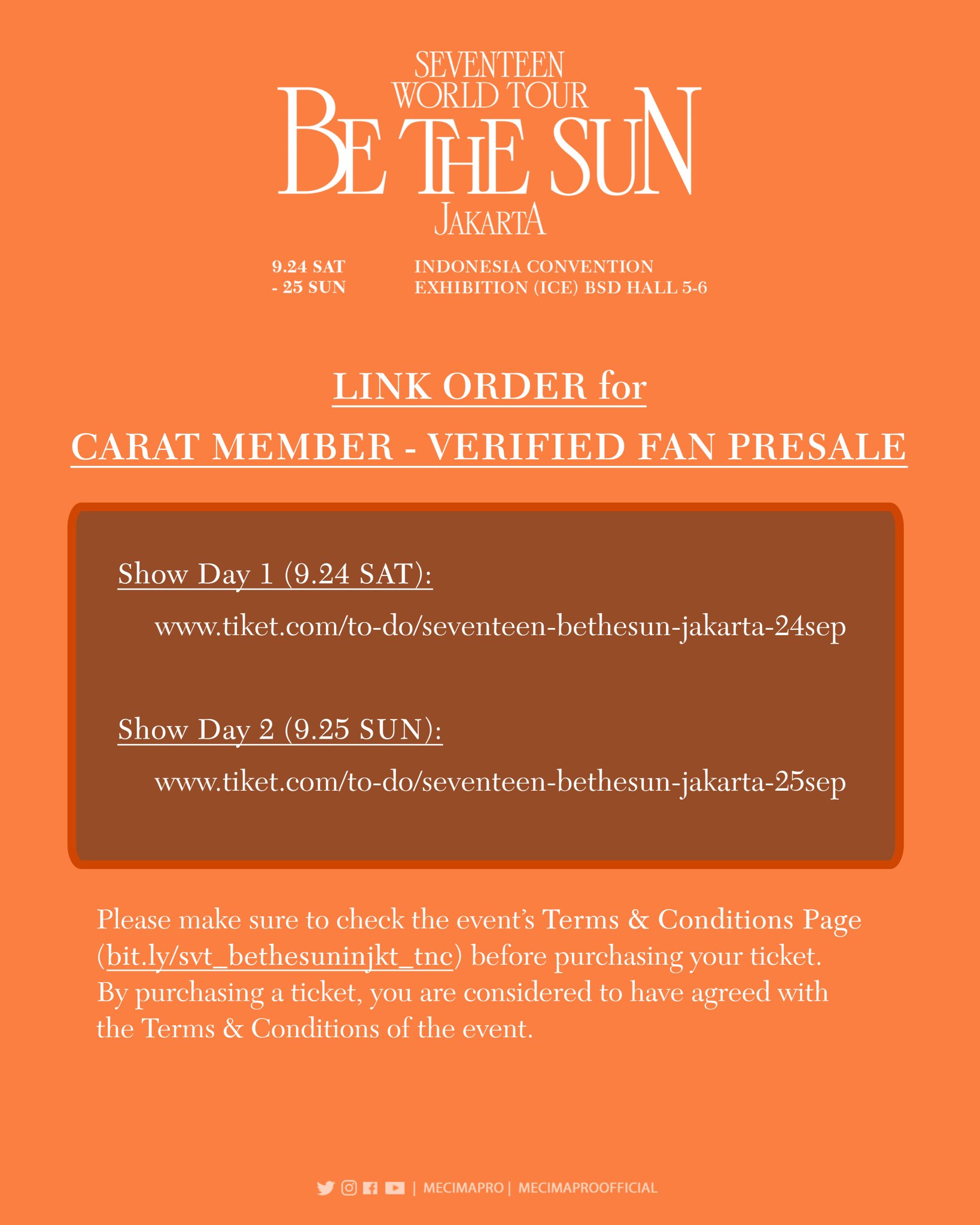 MCP on Twitter "BETHESUNinJKT Link Order for CARAT MEMBER