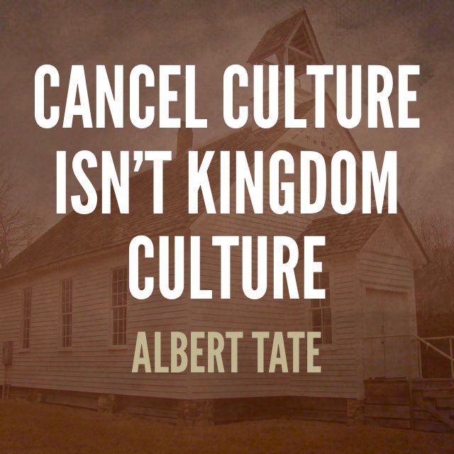 nickcarnes's tweet photo. “Cancel culture isn’t Kingdom culture.” @alberttate #GLS22 https://t.co/rLarKuByKJ