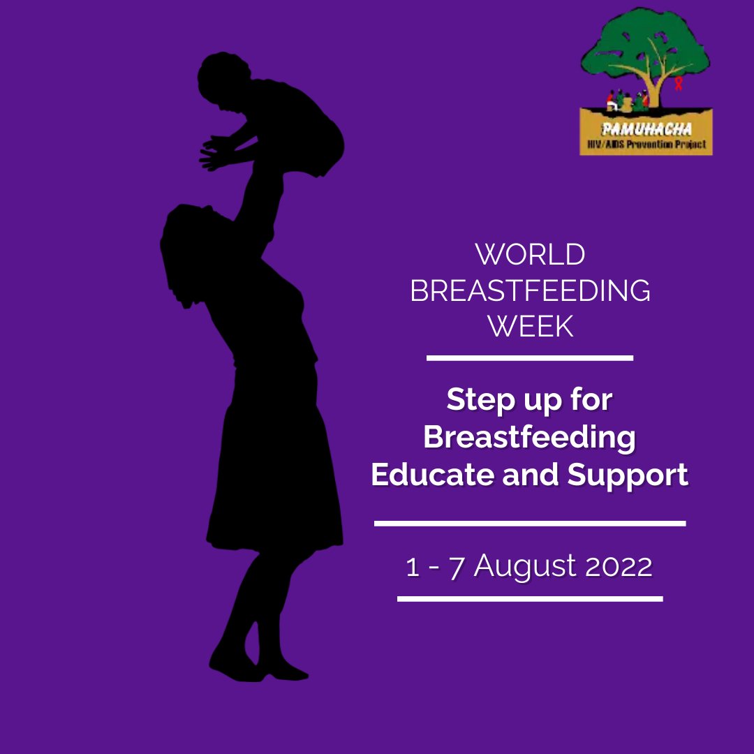 Through Elimination of Mother to Child Transmission of HIV programmes (EMTCT), Pamuhacha HIV/AIDS Prevention Project encourages mothers to practice exclusive breastfeeding for the first six months to prevent parent to child transmission of HIV.

#WBW2022 #stepupforbreastfeeding