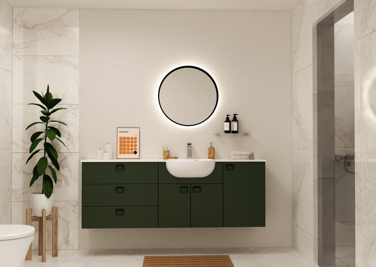 How inspiring is this Adriatic, Heritage Green bathroom from our Mereway range?! Pop us a message to find out how to get this into your home!
