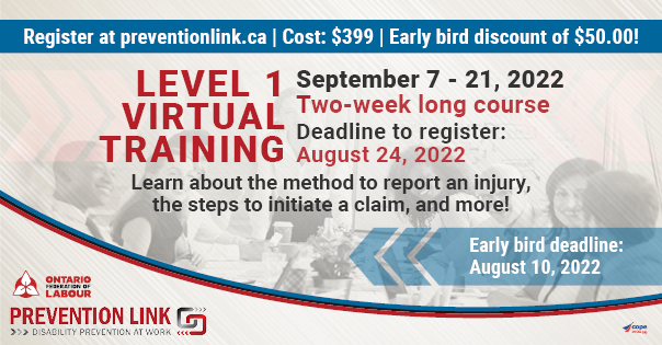Preventionlink's tweet photo. 🏃‍♀️🏃 Run don't walk because there is just ONE WEEK left to register for Prevention Link’s Level 1 introductory course: Rights &amp; Obligations, for it’s Fall session!

Register at https://t.co/gvyJCuiVN3! https://t.co/mxoniv8JLF
