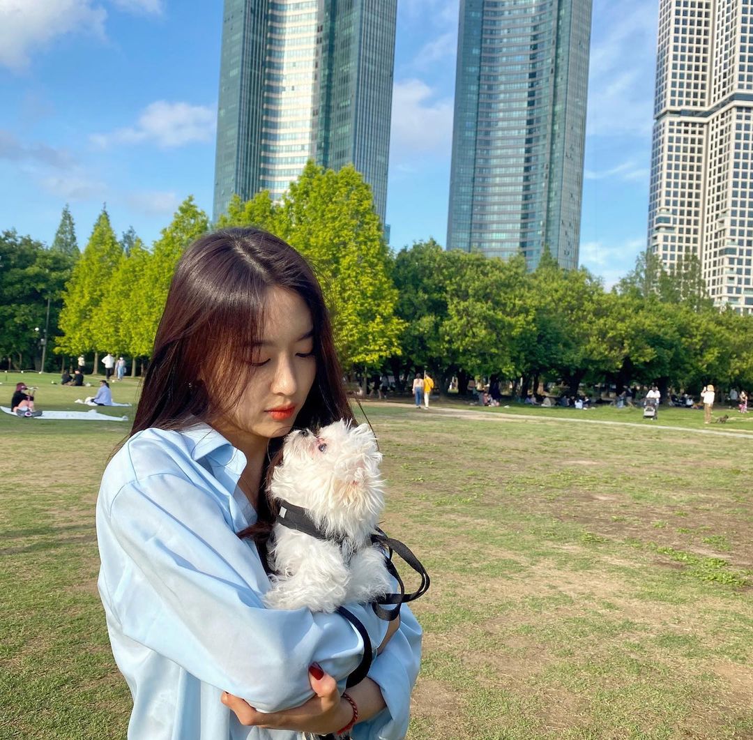 DanielleHiu's tweet photo. My best friend has a fur and a tail!~🐶 🥰 #loveanimal https://t.co/PiSZWzTHOI