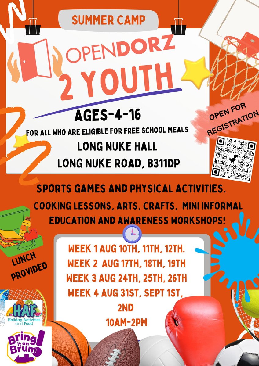 Limited spaces available for our summer camp! Book while you can via this link
opendorzcic.coordinate.cloud/project/32701