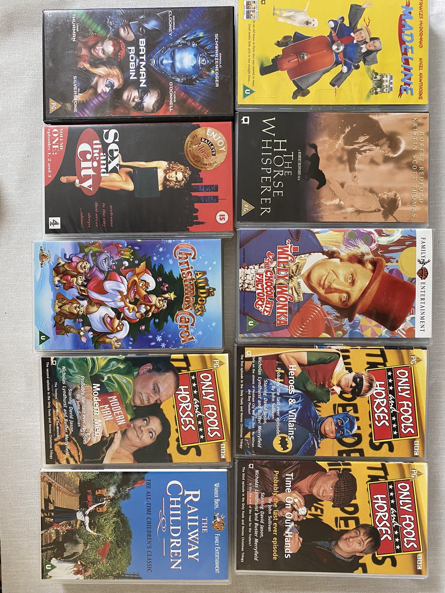 RelovedCorner's tweet image. Huge collection of unopened #VHS movies just received for the store! Make sure you check out #RelovedCorner on #eBay.