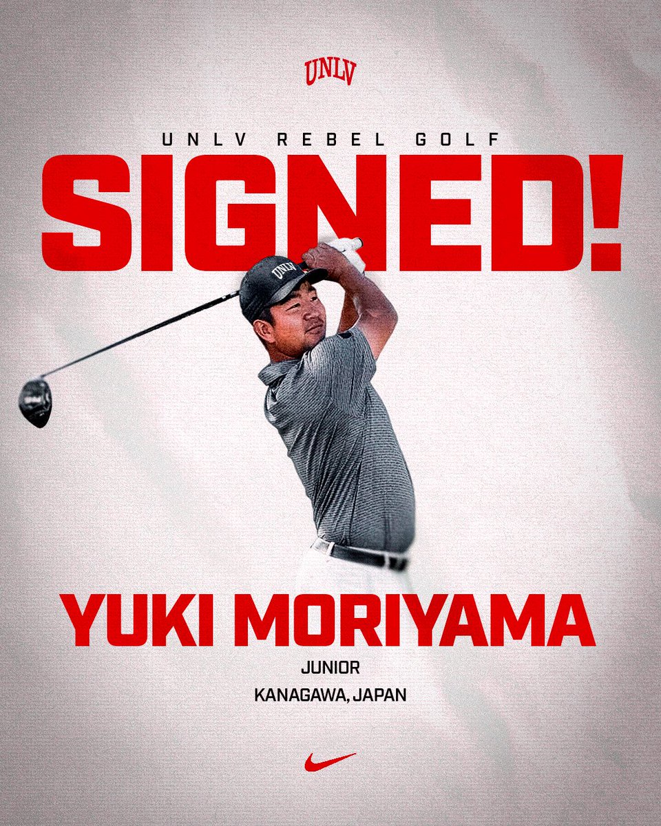 Welcome to the @UNLVGolf Family, @yukster01‼️ Yuki Moriyama, a two-time All-Pac-12 Honorable Mention recipient at Oregon is returning to Las Vegas MORE ➡️ bit.ly/3BNI0lY