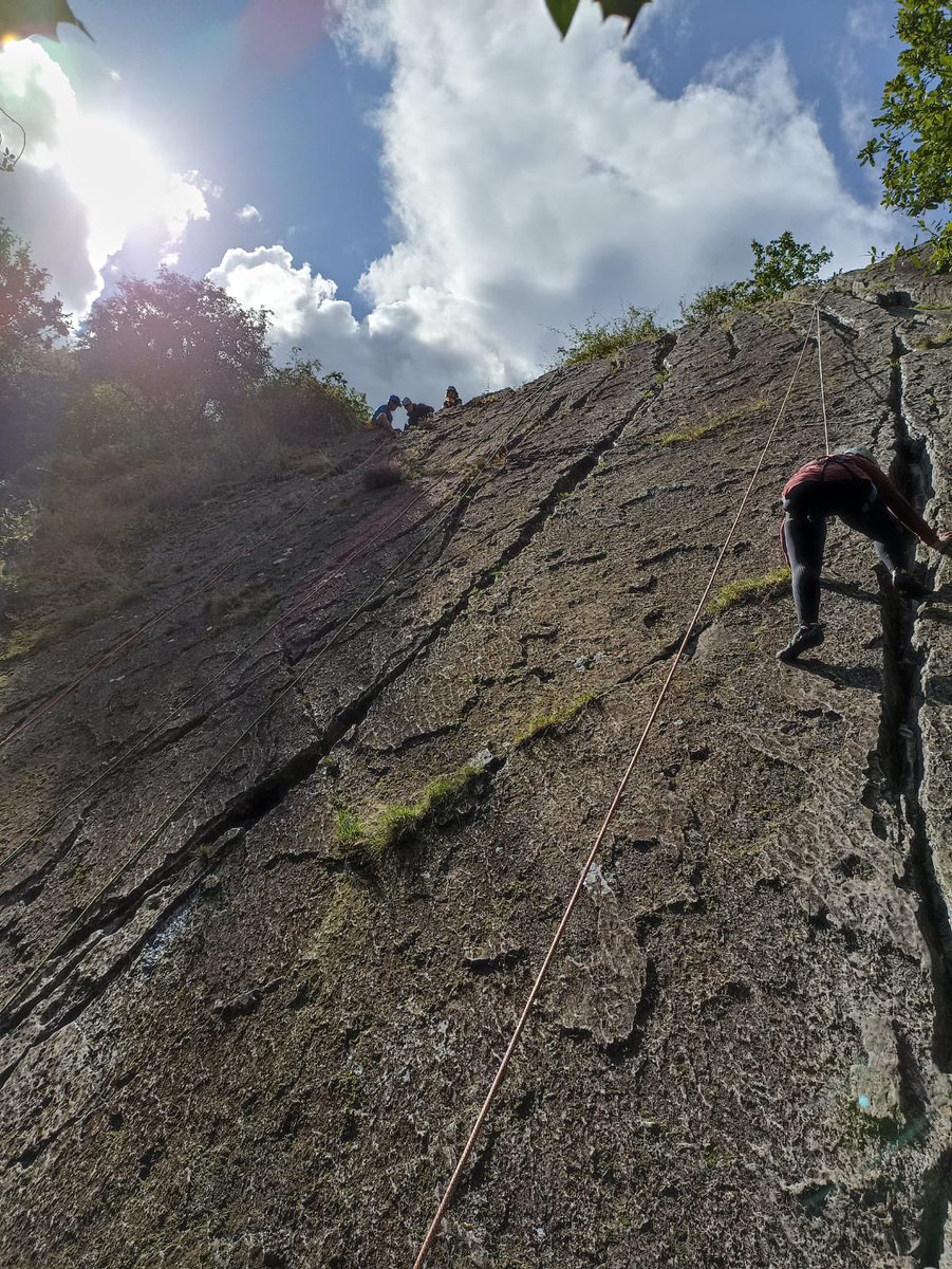 CPASHopeCumbria's tweet photo. It’s a long way up (and down!) for HC2 today… 🧗‍♀️ @CPASVentures #HopeCumbriaVentures https://t.co/fOY6hE8vFm