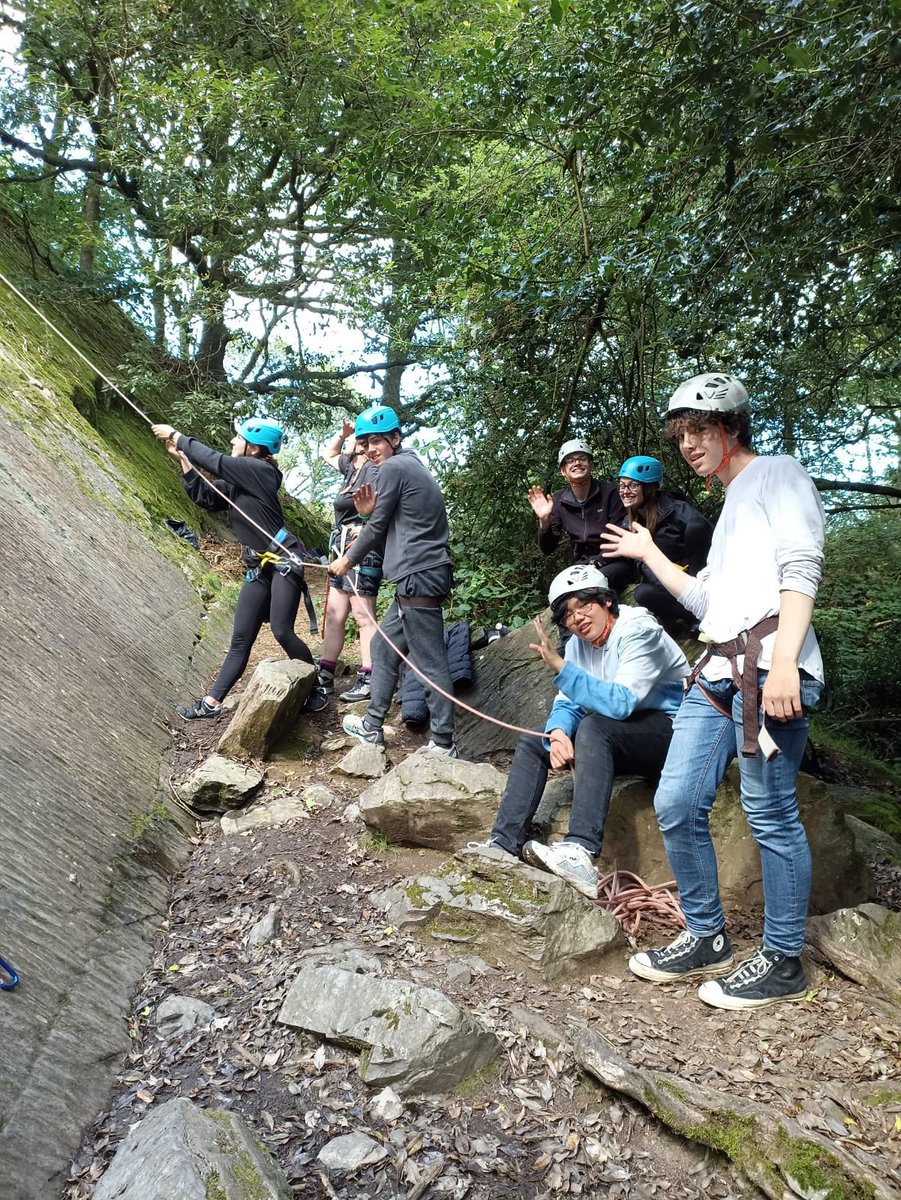 CPASHopeCumbria's tweet photo. It’s a long way up (and down!) for HC2 today… 🧗‍♀️ @CPASVentures #HopeCumbriaVentures https://t.co/fOY6hE8vFm