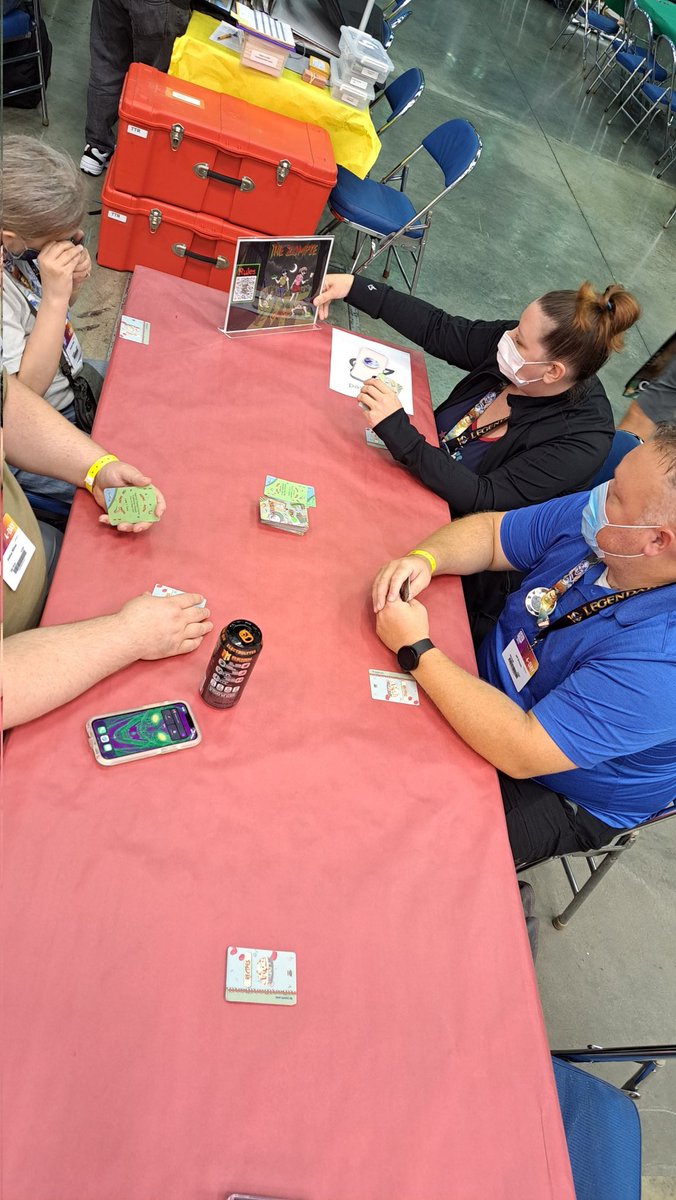 3RoguesGaming's tweet photo. Gen Con Day 2 events underway. Headless Horseman and ZomPie.
#gencon2022 #gencon #3roguesgaming #headlesshorseman #zompie https://t.co/U9leezGzuY