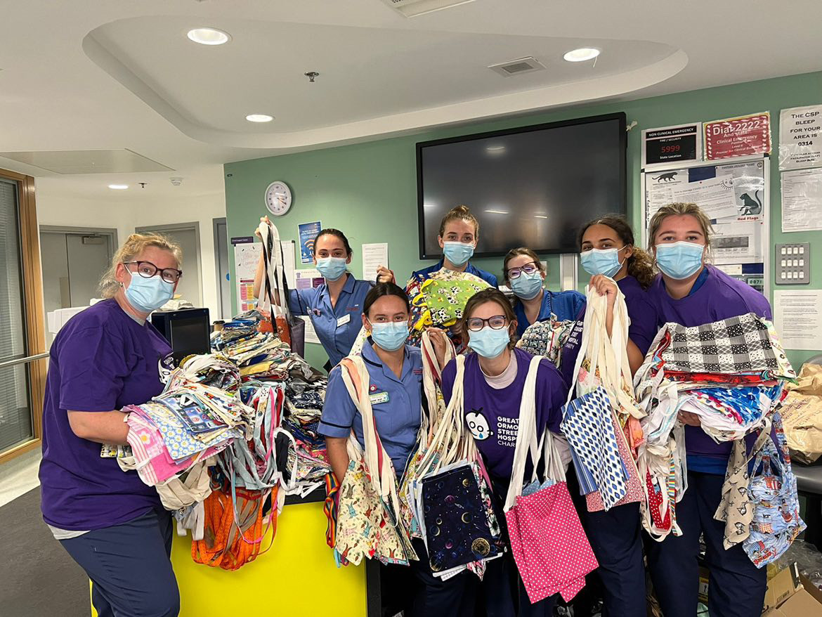When <a href="/GreatOrmondSt/">Great Ormond Street Hospital for Children</a> staff on the Panther Ward recently asked for donations of catheter bags for their patients - they weren't expecting to be so quickly inundated with deliveries!

Thank you so much to everyone who sewed and donated - we're truly blown away by your kindness 💜