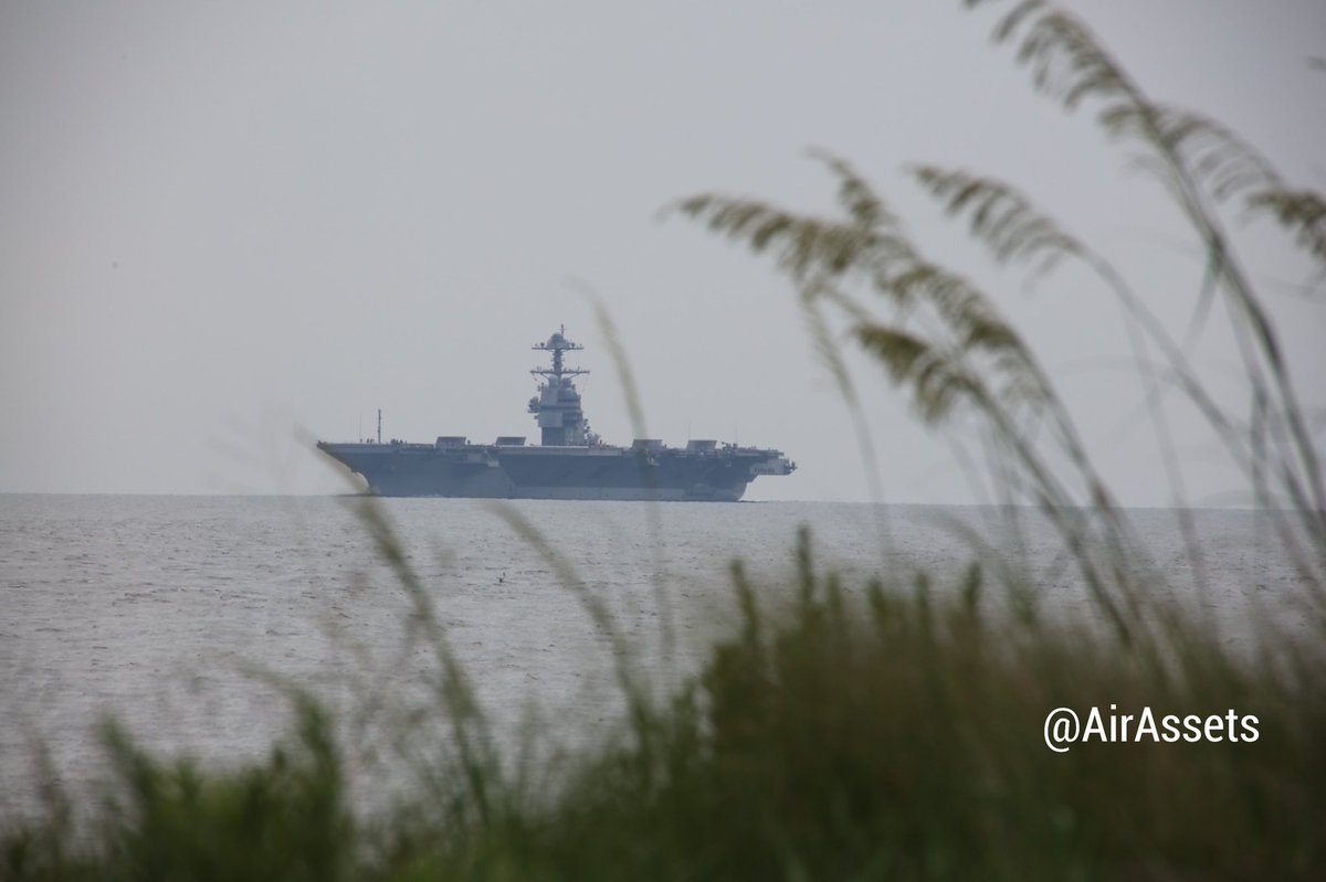AirAssets's tweet image. USS Gerald R. Ford (CVN 78) Gerald R. Ford-class aircraft carrier coming into Naval Station Norfolk in Norfolk, Virginia - August 5, 2022 #ussgeraldrford #cvn78