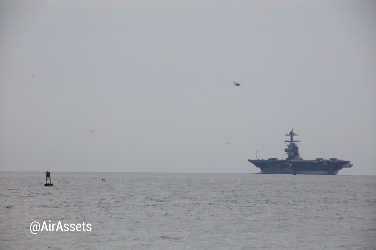 AirAssets's tweet image. USS Gerald R. Ford (CVN 78) Gerald R. Ford-class aircraft carrier coming into Naval Station Norfolk in Norfolk, Virginia - August 5, 2022 #ussgeraldrford #cvn78