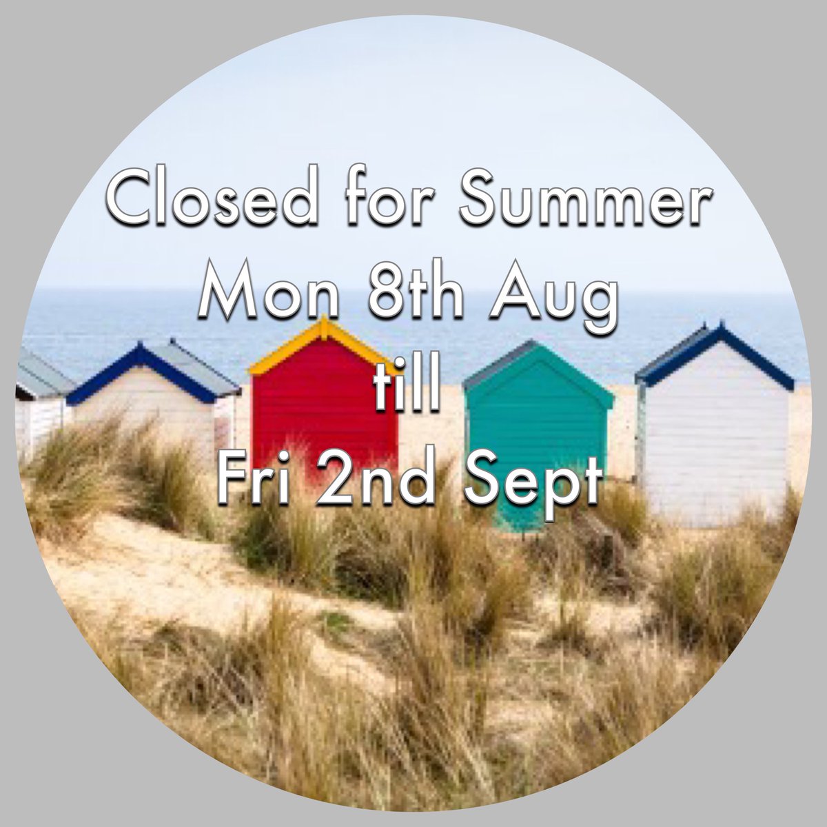 Last weekend before we close for summer holidays! 🏝☀️🏝☀️