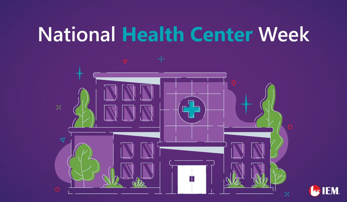 IEMNews's tweet photo. Join #TeamIEM & #IEMHealth to recognize & honor #NationalHealthCenterWeek & the efforts of the #healthcenters & #healthcareheros! These centers are critical to providing services, particularly in #underservedcommunities. #ThankYou for what you do!
More: https://t.co/OGAjPtP3kk https://t.co/bXMUB2fiNf