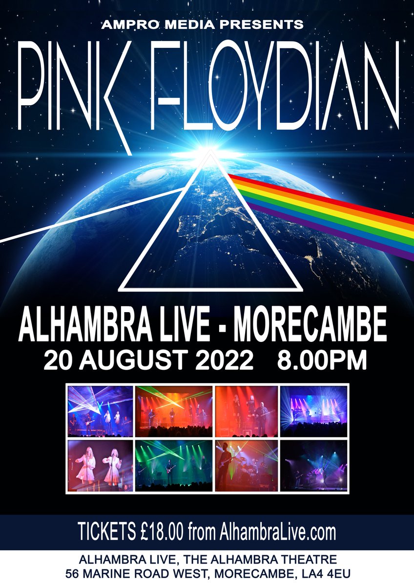Coming real soon at Alhambra Live in Morecambe... Pink Floydian – An Evening of Pink Floyd alhambralive.com/event/pink-flo…