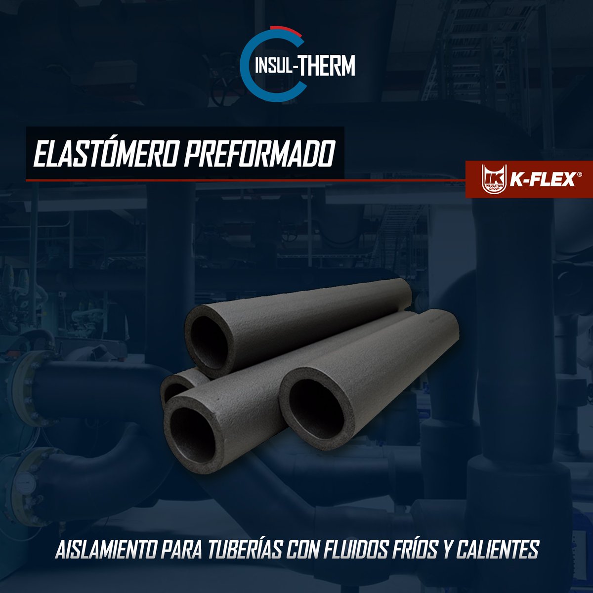 InsulThermMx's tweet photo. Uno de nuestros aislamientos especializados para tuberías que controla el frio o calor 💥 #ElastómeroPreformado de #Kaflex 🤩
Conoce más en: https://t.co/th1jUDGwHt 📲
#InuslTherm #FelizViernes #AislamientoTérmico https://t.co/owccH8e6ik