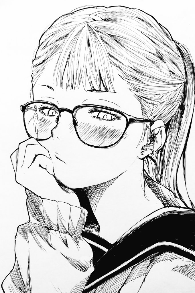ポニテメガネ👓色即是空 