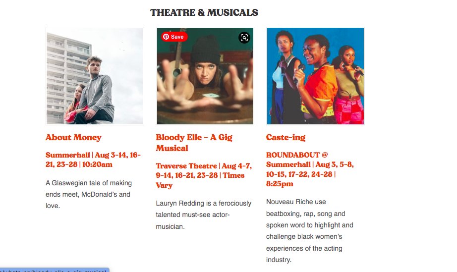 Thrilled to make this list of 50 unmissable shows at <a href="/edfringe/">Edinburgh Festival Fringe</a> along with stellar companies <a href="/redladder/">Red Ladder</a>, @nouvaeuriche and more! Don’t forget to get your ticket!

festival.summerhall.co.uk/events/about-m…