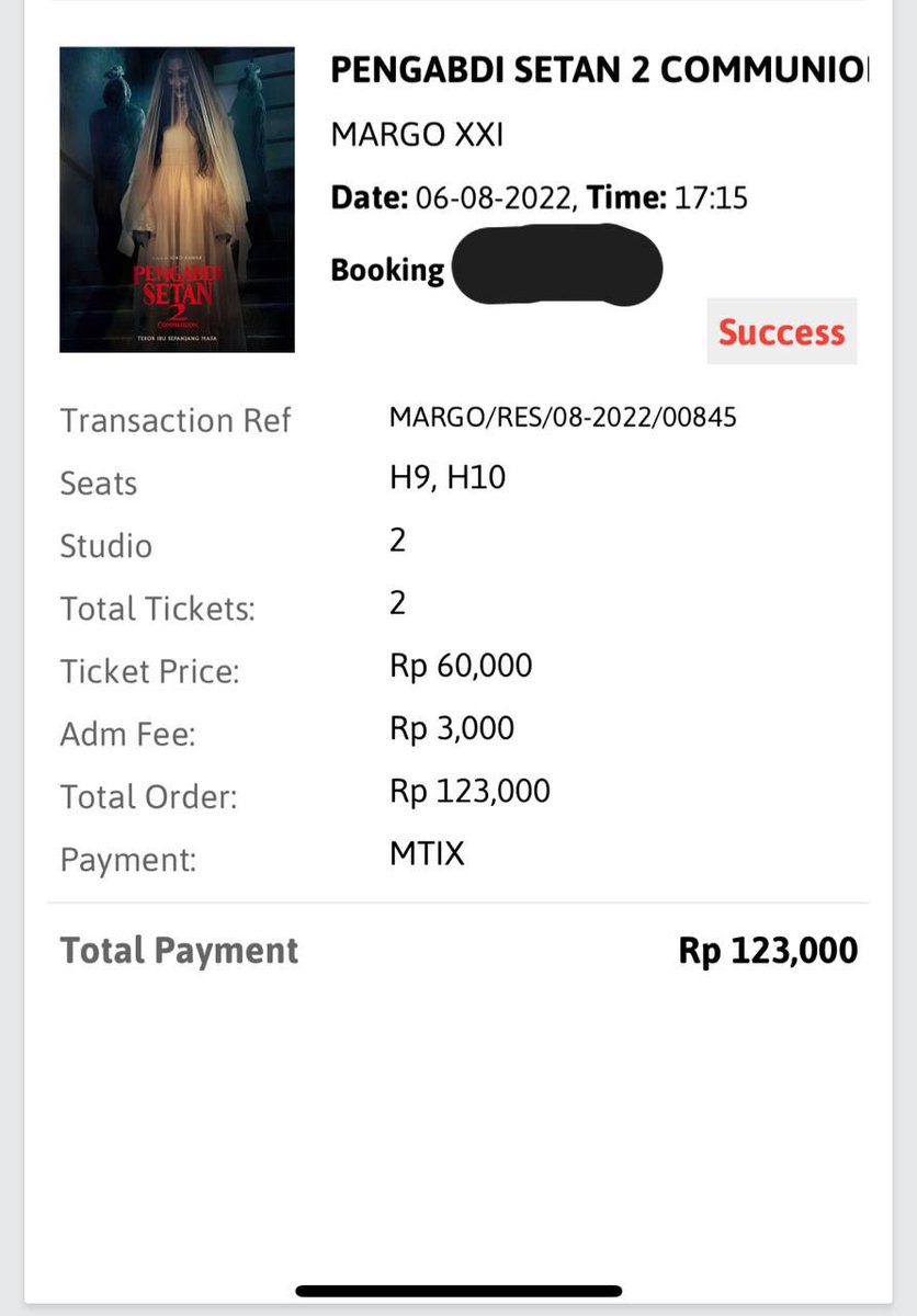 dwiandraputra's tweet photo. For sale guys, kali ada yg mau beli tiket nonton di margo besok sore jam 5, dijual karena harus ngantor mendadak. Minat ? DM, thanks 🙏🏼 https://t.co/3T7pCmkZ9X