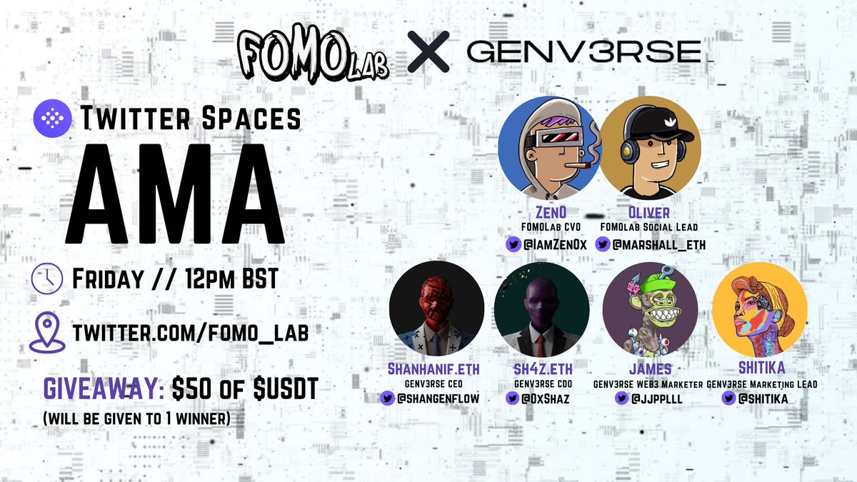Join us for Spaces today with <a href="/genv3rse/">Genv3rse.eth</a> to talk through our MetaKEY🔑launch and much more!

x.com/i/spaces/1gqGv…

Cash prizes too👀