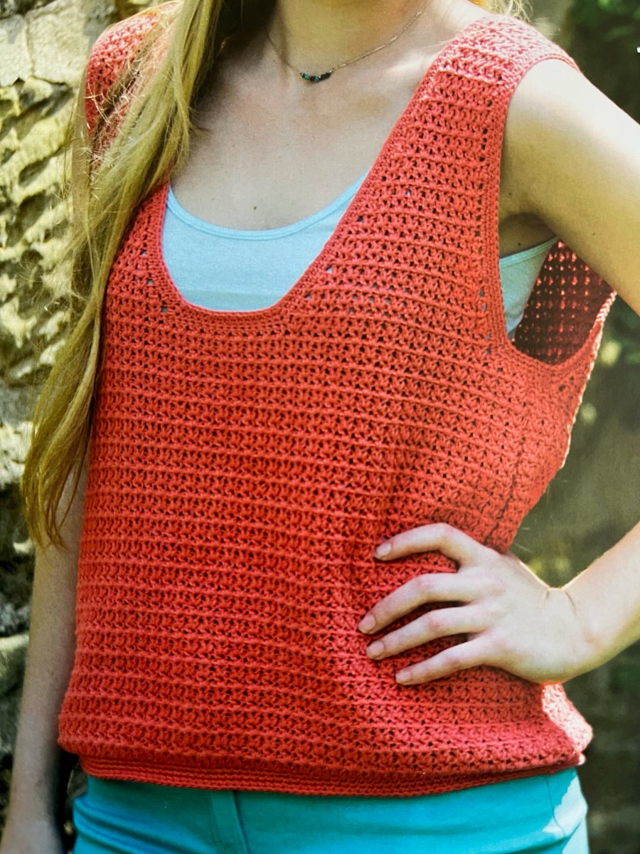 DDCrochetDesign's tweet photo. Crochet Summer Layering Vest Top Pattern https://t.co/DrLjvicIFS #sewing #crochet #crochetpattern #crochetsummer #summervest #yarnvest #layeringvest #crochetfashion #dancewear #elevenseshour #easycrafts #Wip #UKMakers #CraftBizParty #WeekendMake https://t.co/nG4szyok3g