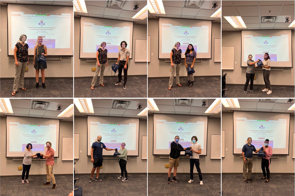 All REU students successfully "defended" their projects after 9 week's hard work with their mentors. Congratulations! Hope to see you in graduate school! <a href="/WebSciDL/">WS-DL Group, ODU CS</a> <a href="/oducs/">ODU Computer Science</a> <a href="/oducsreu/">ODU CS REU</a> <a href="/ODUSCI/">ODU College of Sciences</a> <a href="/NSF/">U.S. National Science Foundation</a>
