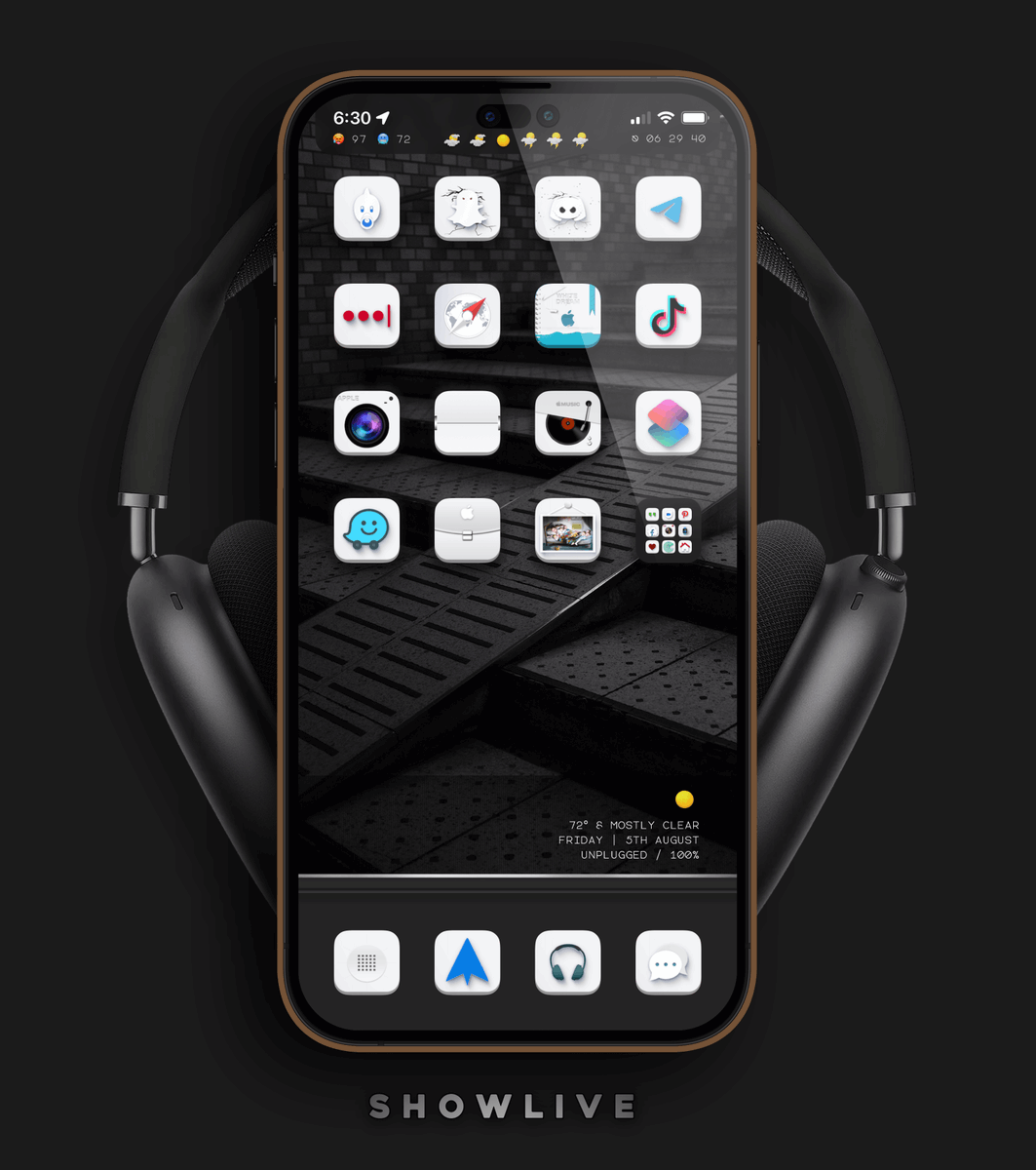 tombowie's tweet image. It’s Friday!! 🎉 

#ShowLive🤩 @SeanKly
#iOS156📱 

•  Theme #WhiteDream @iPhone_Le0n 
•  Overlay @iPhone_Le0n 
•  Wall @NickNice85 
•  SLPreset @Zooropalg &amp;amp; me
•  Mock-up @TeboulDavid1

#ShowTeam ❤️