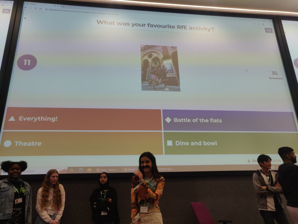 UoL_Contextual's tweet photo. Showcase group three have got a fabulous RfE quiz for us! Great interaction with our wonderful audience on #RFESS22 https://t.co/tqwPEtzQoU