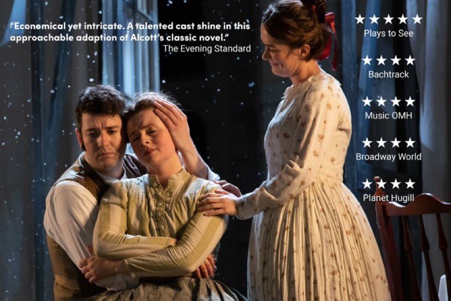 James Clutton (@jamesohp) on Twitter photo Tonight: the last performance of #OHPLittleWomen - Sad to see it go, but proud of producing the UK premiere with this fantastic team. <a href="/CharlotteBadham/">Charlotte Badham</a> <a href="/kittywhately/">Kitty Whately</a> <a href="/ElizabethKarani/">Elizabeth Karani</a> <a href="/EllaMarchment/">Ella Marchment</a> <a href="/TenorFMJ/">Fredi Jones</a> @lucyschaufer <a href="/nick_garrett1/">Nicholas Garrett</a> <a href="/vickymezzo/">Victoria Simmonds</a> <a href="/Harry_Thatcher/">Harry FJ Thatcher</a> @BaritoneBenson Tonight: the last performance of #OHPLittleWomen - Sad to see it go, but proud of producing the UK premiere with this fantastic team. <a href="/CharlotteBadham/">Charlotte Badham</a> <a href="/kittywhately/">Kitty Whately</a> <a href="/ElizabethKarani/">Elizabeth Karani</a> <a href="/EllaMarchment/">Ella Marchment</a> <a href="/TenorFMJ/">Fredi Jones</a> @lucyschaufer <a href="/nick_garrett1/">Nicholas Garrett</a> <a href="/vickymezzo/">Victoria Simmonds</a> <a href="/Harry_Thatcher/">Harry FJ Thatcher</a> @BaritoneBenson