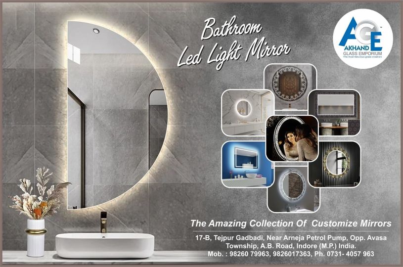 TheRajSongara's tweet photo. Huge collection of bathroom smart mirrors..
#smartmirror #vanity #vanitymirror #smarthome #Indore #bathroomdesign #interiordesign #mirrorwork #mirrors https://t.co/Lurp3P7nk4