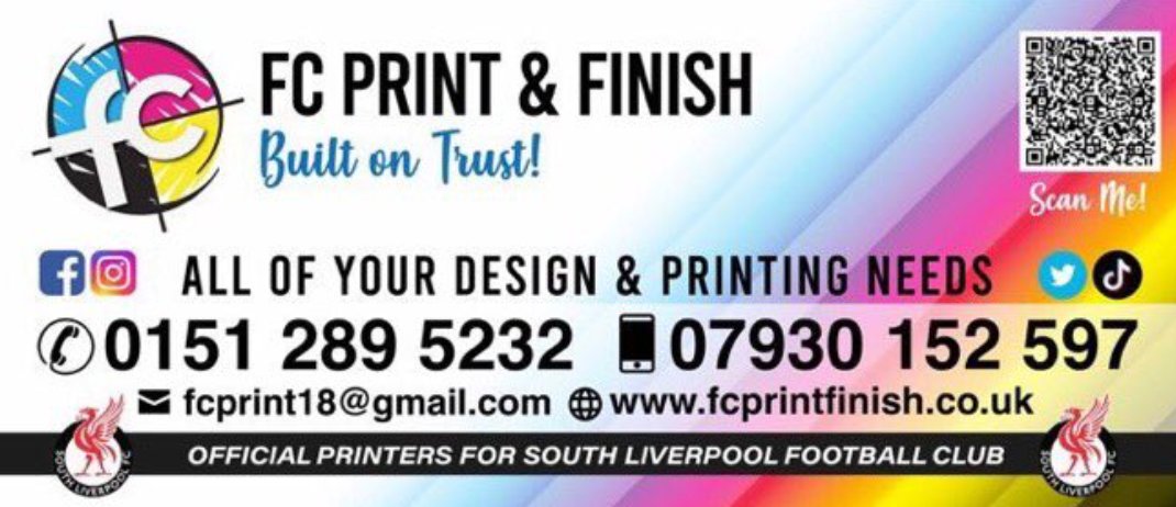📢 SPONSOR SHOUT OUT
Thank you to #FCPrintandFinish
<a href="/FcPrintFinish/">FC Print & Finish</a> are our Print &amp; Design partners and their superb work is displayed around the ground.
Great folk to work with and extremely professional.
Give them a follow!
#SupportLocalBusinesses 
#SupportYourLocalClub