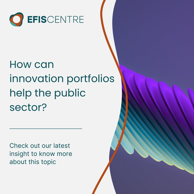gquaggiotto's tweet image. The portfolio approach as a tool to navigate innovation activities in the public sector efiscentre.eu/innovation-por… Thanks for the mention @EfisCentre