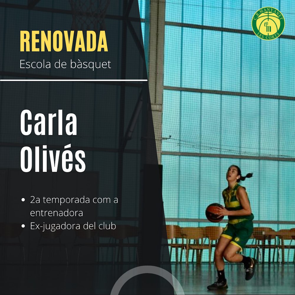 CBManyanet's tweet image. ➡️ Les jugadores i jugadors més petits de la casa, que s’inicien en el nostre esport a l’escola de bàsquet, estaran entrenats per la Judith i la Carla!!

#ForçaManyanet 💚💛