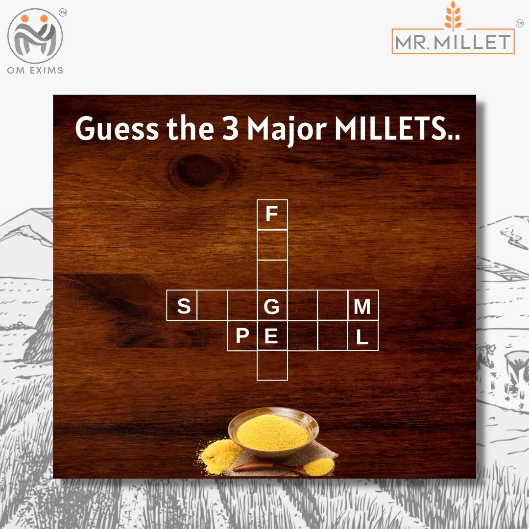 mrmillet_india's tweet photo. C'monz folks…
Let's attempt to solve this puzzle.
❓ Guess the 3 Major Millets?
🌾 which happened to be our staple food Packed with protein, antioxidants, and nutrients…
#millet #superfood #smartfood #glutenfree
#milletrecipes #vegan #organic #milletfoods
#techgarner https://t.co/IMAQ2byYKk