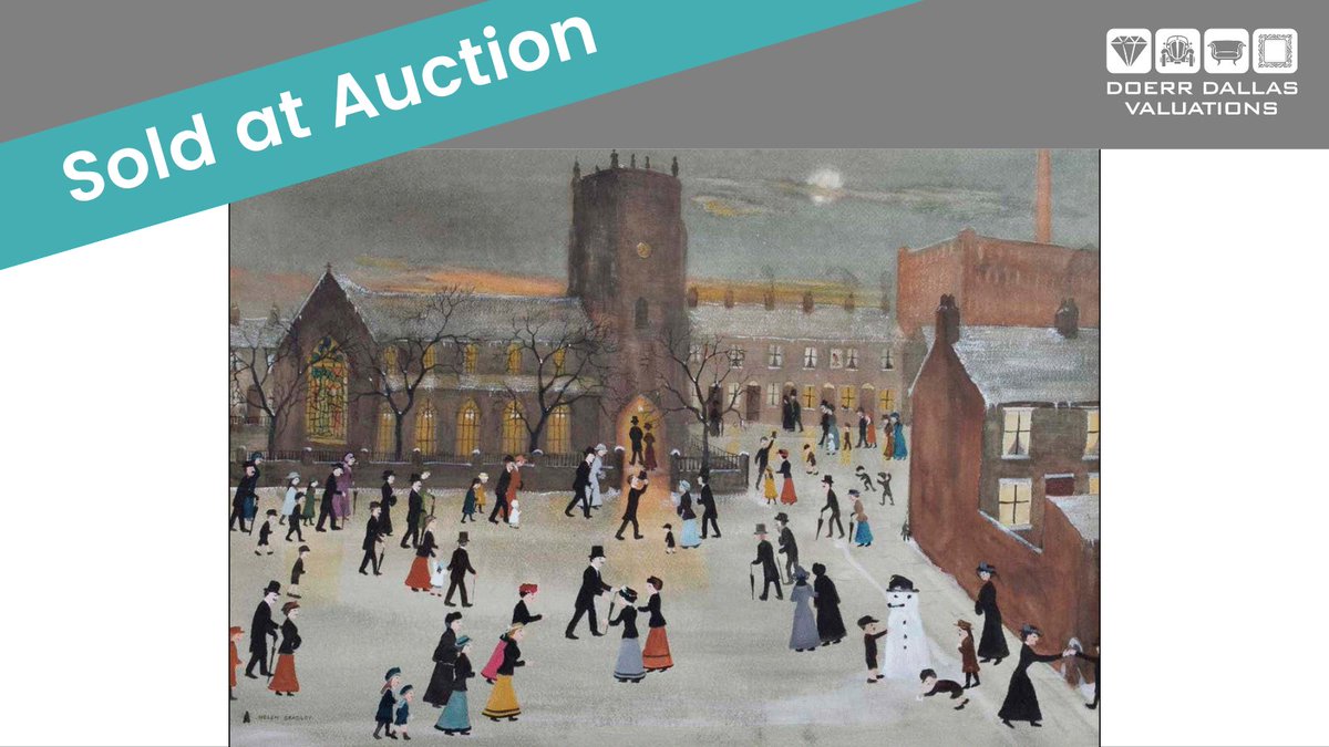 DValuations's tweet image. How much would you have paid for this piece by #HelenBradley?

The watercolour, named On the Evening of Christmas Day, sold for an impressive £44,000!

Find out more about Helen Bradley in our article 👉 bit.ly/3vJOTkt 

#Auction #InsuranceValuation