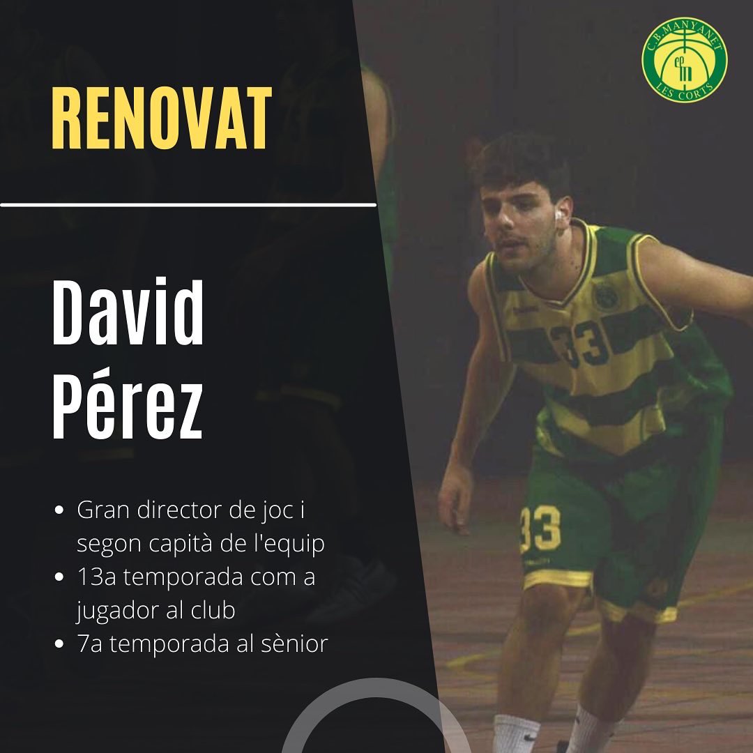 CBManyanet's tweet image. 📣 SENIOR MASCULÍ 22/23

➡️ La renovació dels nostres dos capitans, peça clau per aquest nou repte a segona catalana.

➡️ L’Edu i el David, jugadors de la casa, seguiran suant verd-i-groc.

#ForçaManyanet 💚💛