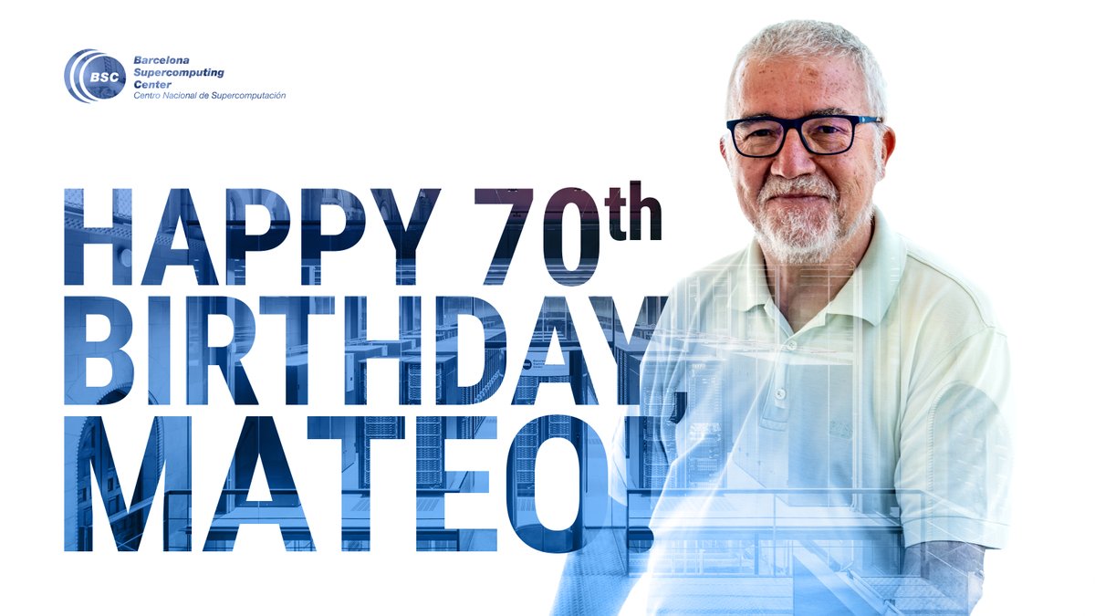 💻Prof. Mateo Valero, Director of Barcelona Supercomputing Center, is one of the main promotors and a key player in supercomputing in Europe.

🎂He turns 7⃣0⃣ today and keeps pushing for European sovereignty on processor development.

🎉Happy birthday, Mateo!