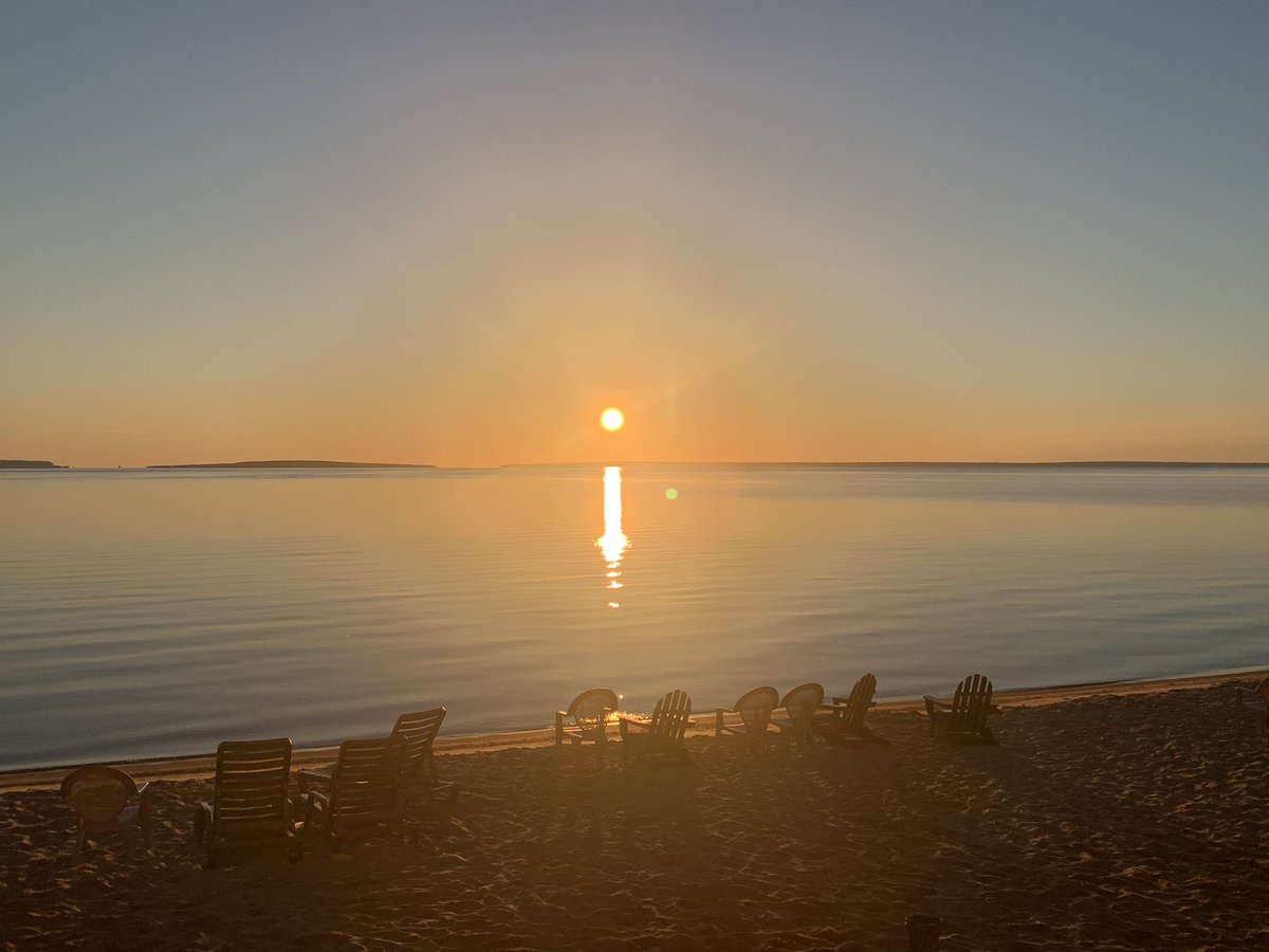 Good morning, from Lake Huron!