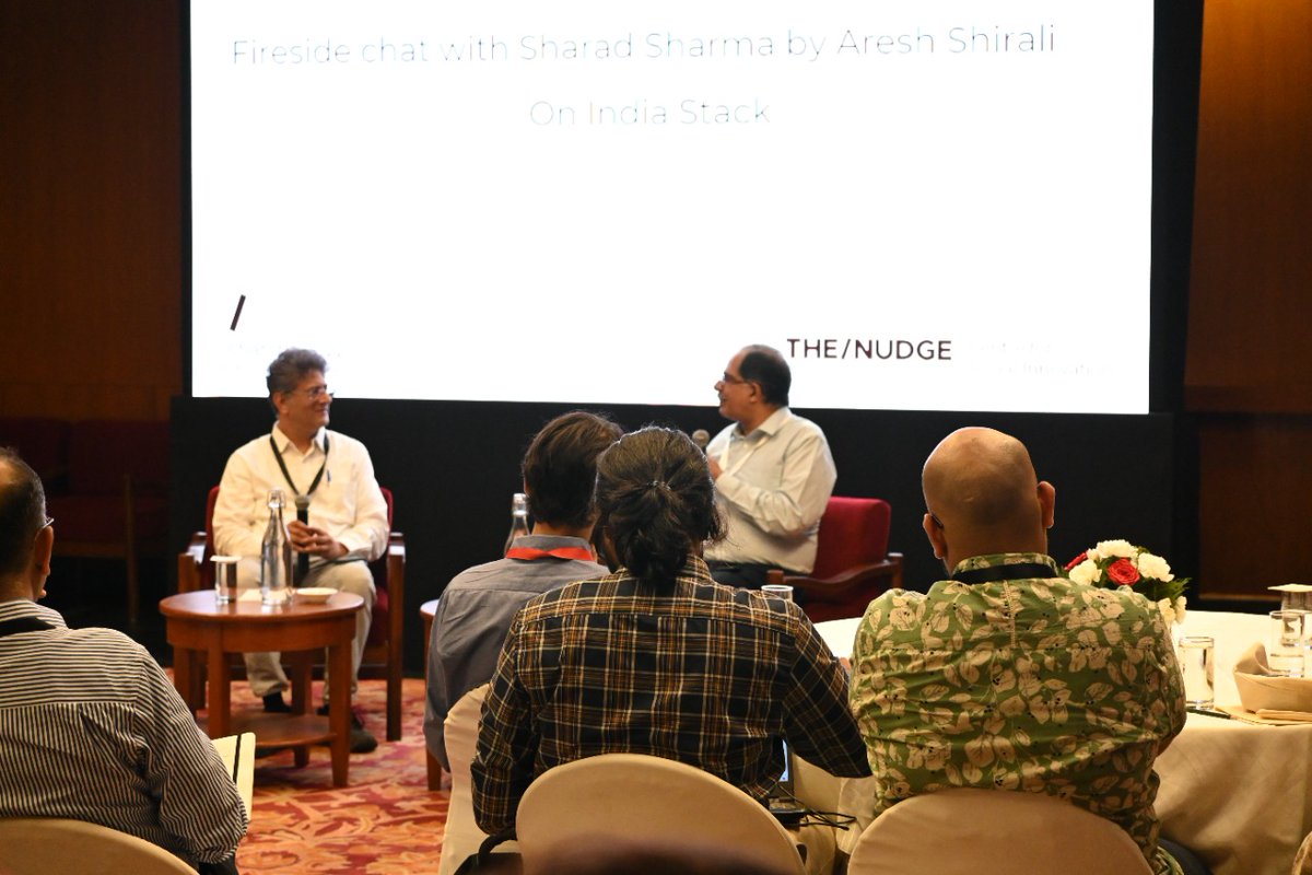thenudge_in's tweet photo. #techforlivelihoods found itself many enthusiasts as the speakers brought a twist to the conversation on resilient livelihoods with a lens on tech innovations for digital transformation with #deshruption, an innovative format at #charcha2022 https://t.co/WuqVHkqboc