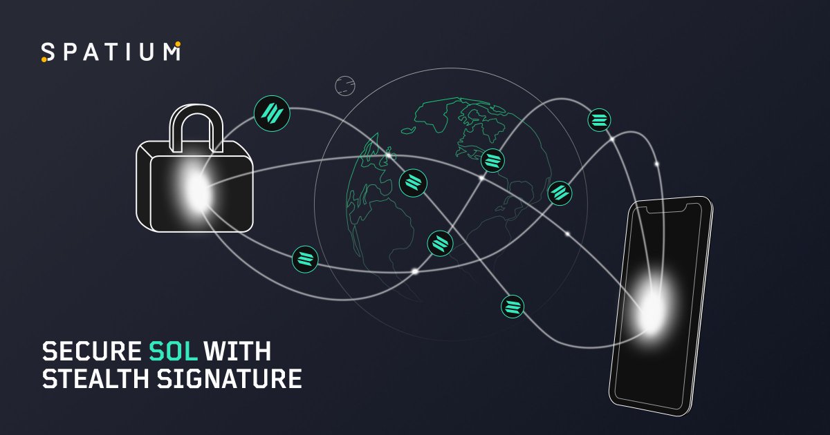 spatium_news's tweet photo. An unknown attacker drained thousands of wallets containing at least $5 million. The problem was in software used by several wallets.
Save your crypto assets with Spatium wallet. Spatium Crypto wallet uses stealth signature  based on secure multi-party computation protocol https://t.co/IklchcQC2K