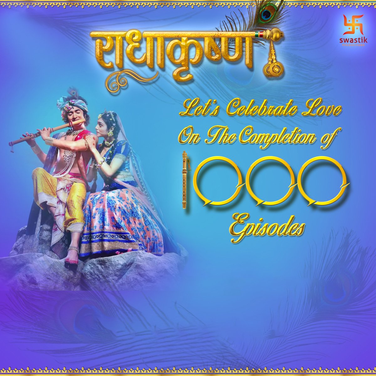 Let's celebrate the love on the completion of 1000 episodes of Radha Krishna. 🎉

<a href="/sktorigins/">Siddharth Kumar Tewary</a>
<a href="/rkt_tewary/">Rahul</a>
<a href="/gayatrig/">@g3gill</a>
<a href="/Sandeepgulati16/">Sandeep Gulati</a>
#kauritesh
<a href="/initinmgupta/">Nitin Gupta 🇮🇳</a> 
<a href="/Beatking_Sumedh/">Sumedh Vasudev Mudgalkar</a> <a href="/Kingbasantbhatt/">Basant Bhatt</a> <a href="/mallikasingh158/">Mallika_Singh_official</a> #tarunkhanna