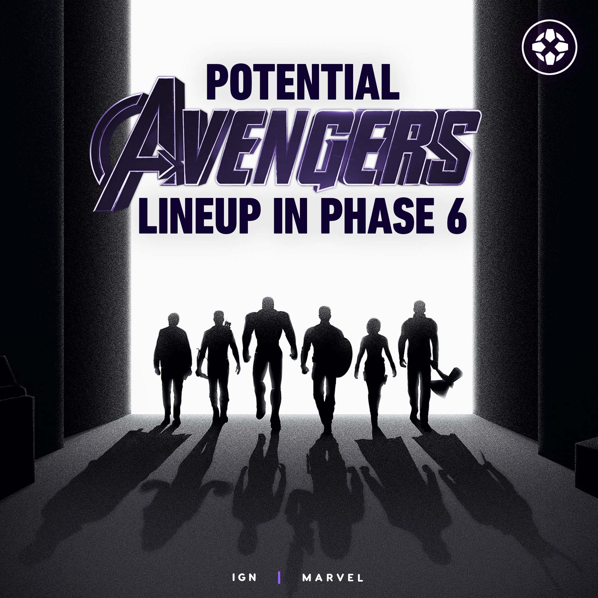 Potential Avengers Lineup in Phase 6. Swipe!