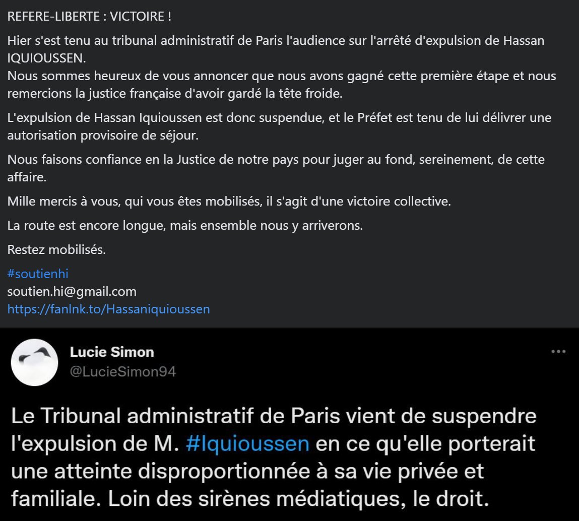 Soutien Hassan Iquioussen tweet media