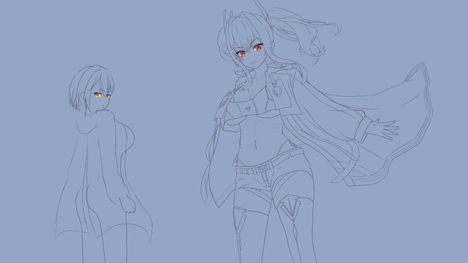 線画全然終わんないおじさん 