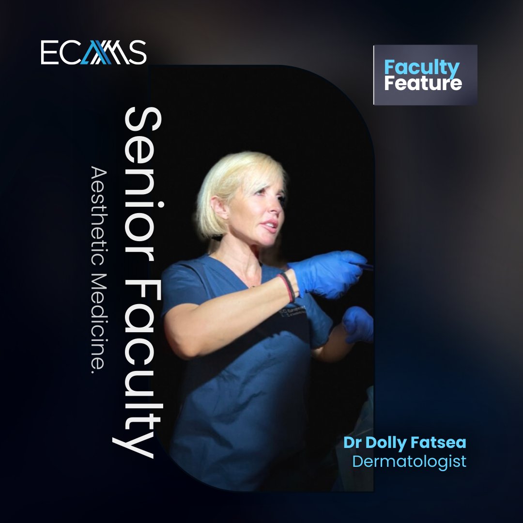 #FeatureFriday spotlight is on Dr Dolly Fatsea. A board-certified dermatologist with more than 16 years of expertise. Dr Dolly is a well-known aesthetic doctor, ECAMS senior faculty and a founding member of the ABH Medical Group. More at bit.ly/3P3q4H3