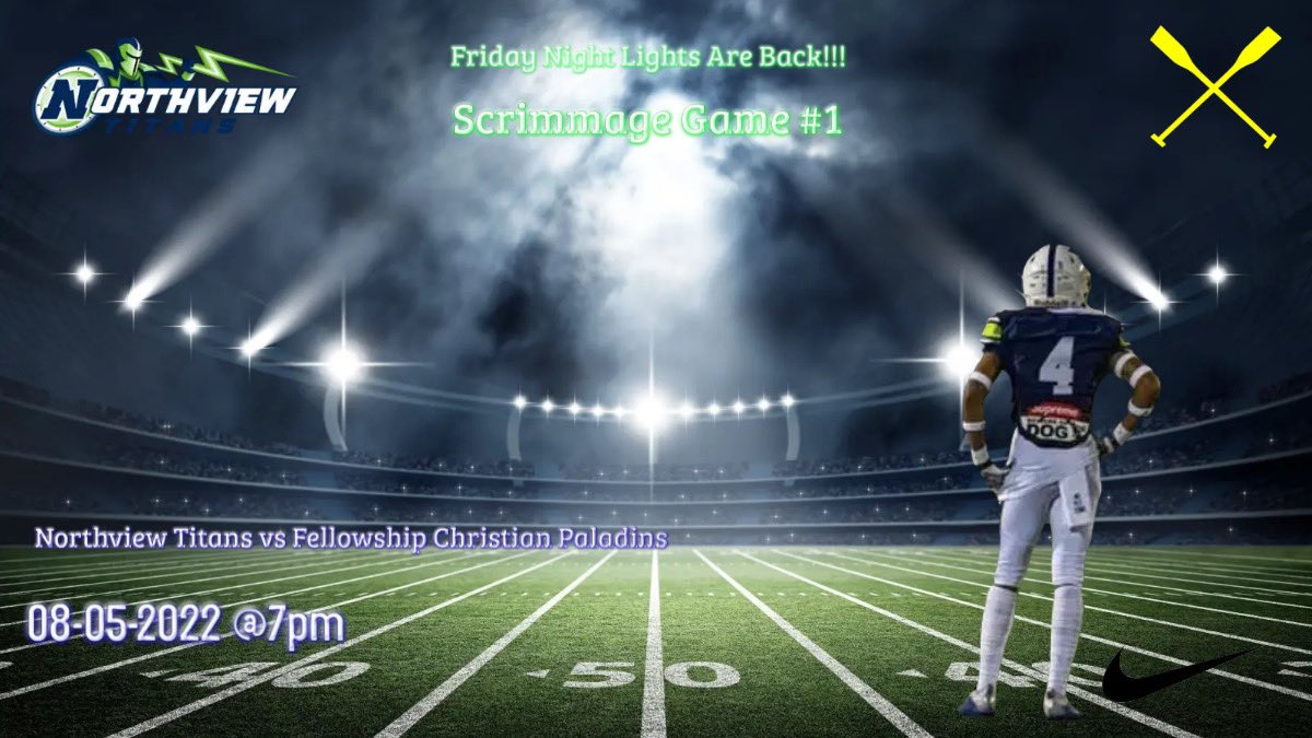 It’s GameDay!! Tonight at 7pm the Titans will play Fellowship Christian in a scrimmage game. Football is back!! Come out and support!!!